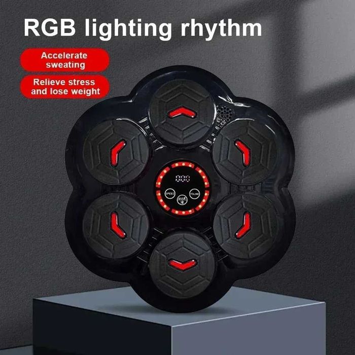 Set tinta lovituri box si manusi 9 nivele viteza muzica Bluetooth