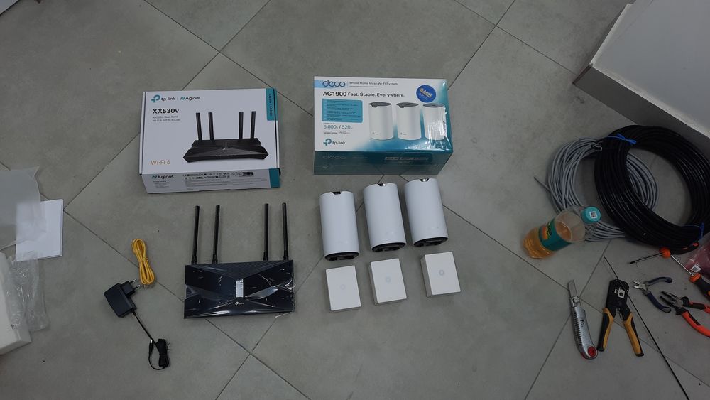 Wifi Lan Set Kamera ustanovka hammasi