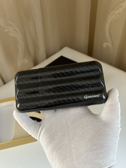 Guevara подаръчен комплект за пури – калъф, запалка и резачка