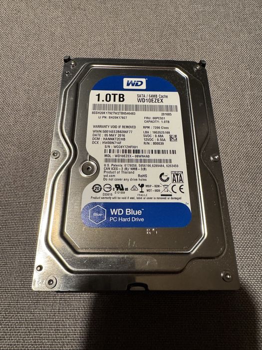 HDD WD Blue 1 TB - хард диск