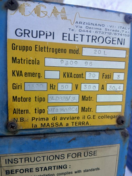 Двигатель от дизель генератора 17 кв