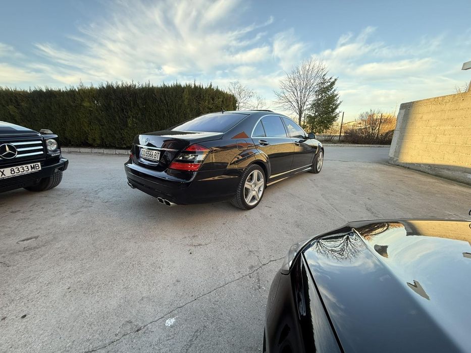 Мерцедес S 500 4matic long, дист,нощно,обдухване,масаж