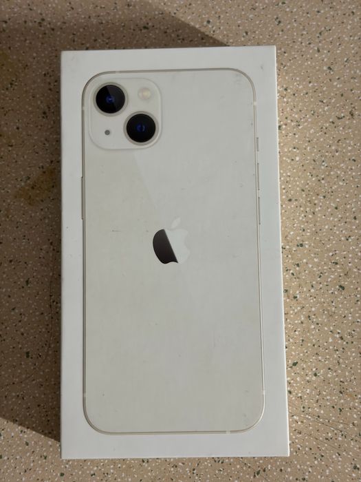 Белый iPhone 13, 128 гб, АКБ 75%