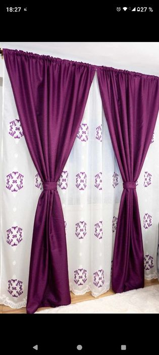Seturi perdele cu draperii