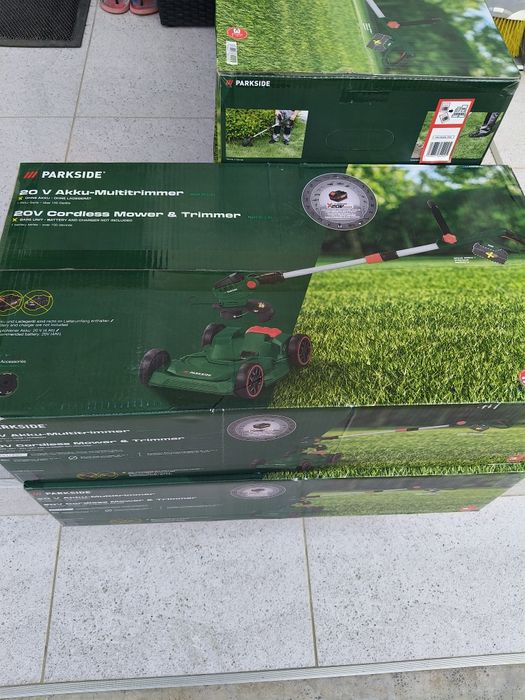 Trimmer gazon parkside 3 in 1 pe acumulator 20v