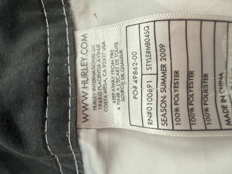 Sort baie slip under armour hurley pantaloni