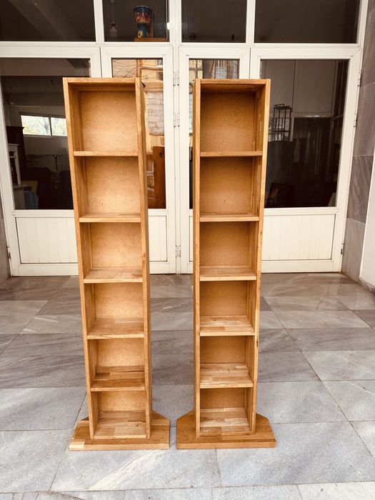 Две шведски  етажерки – масивен дъб, скандинавски стил