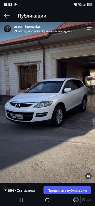 Mazda cx9 sotuvda