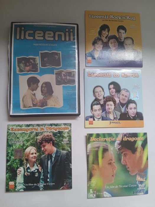 Seria Liceenii si Declarație de Dragoste, Nicolae Cordoș, Filme pe DVD, De colectie