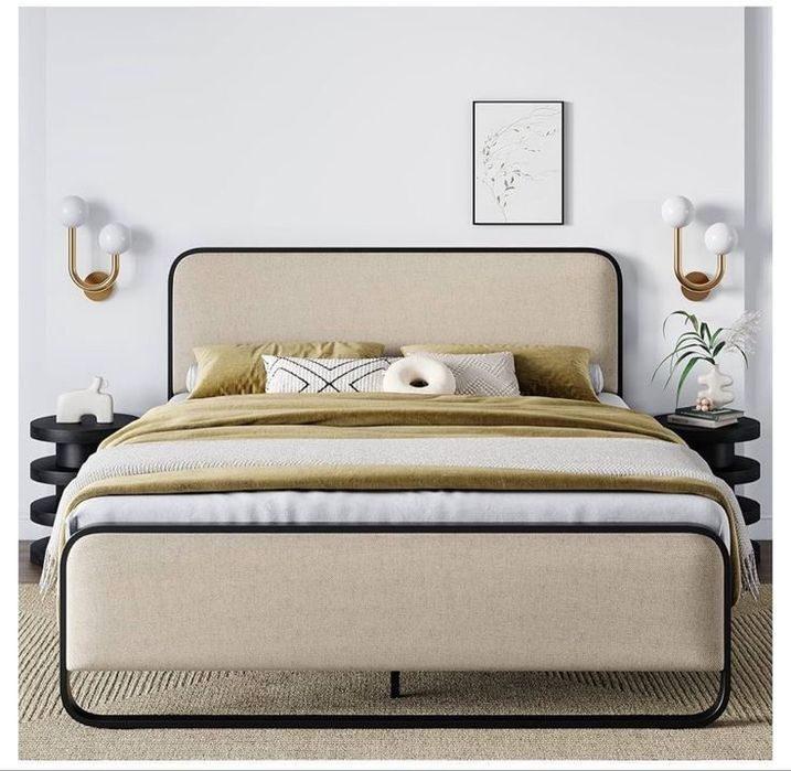 Двуспальная  кровать Loft krovat темир крават metal kalavat Лофт