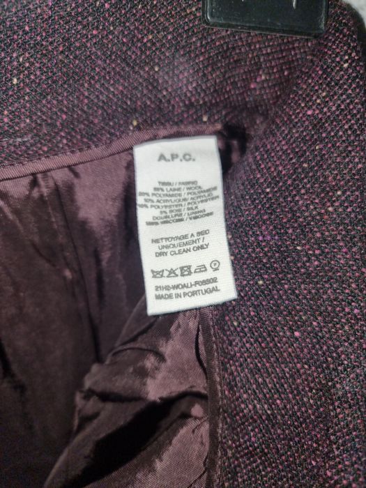 Pantaloni lână,căptușiți cu mătase A.P.C