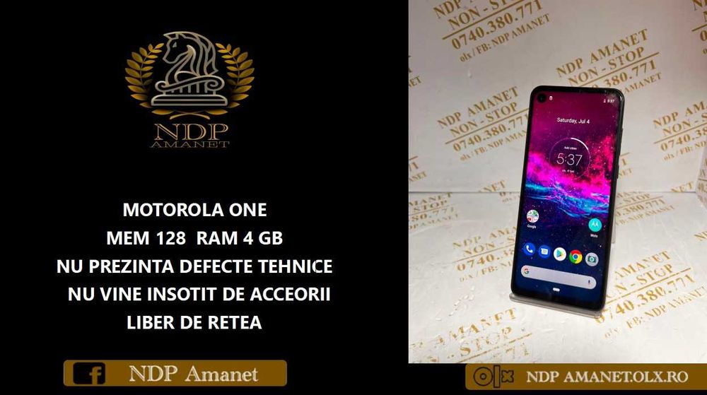 NDP Amanet Calea Mosilor  MOTOROLA ONE (57372)