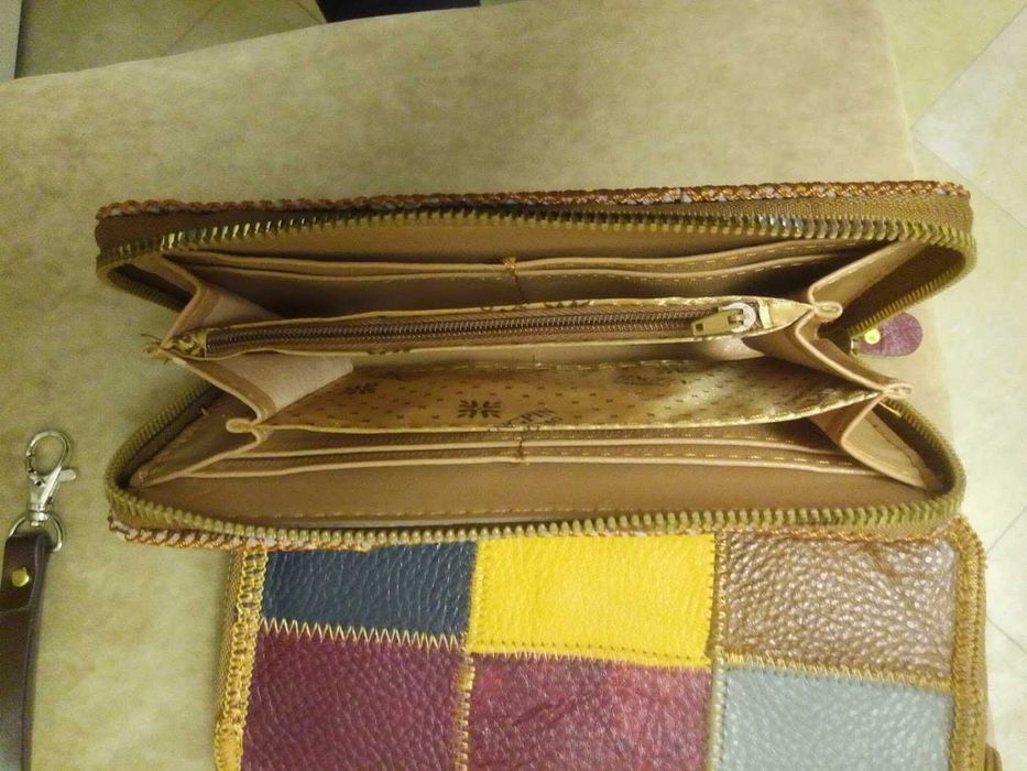 Портмоне естествена кожа