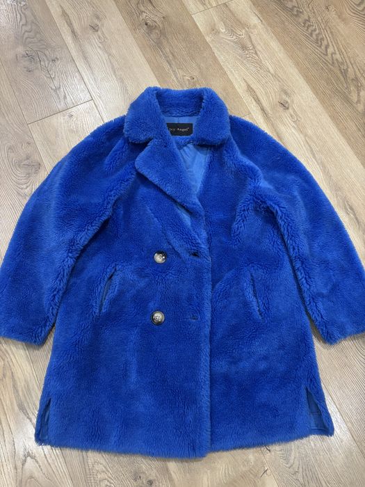 Полушубок женский экомех современный