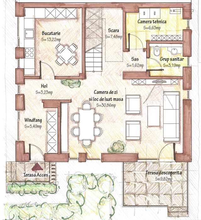 Direct proprietar vand duplex finisat lux la cheie in spate la Jysk