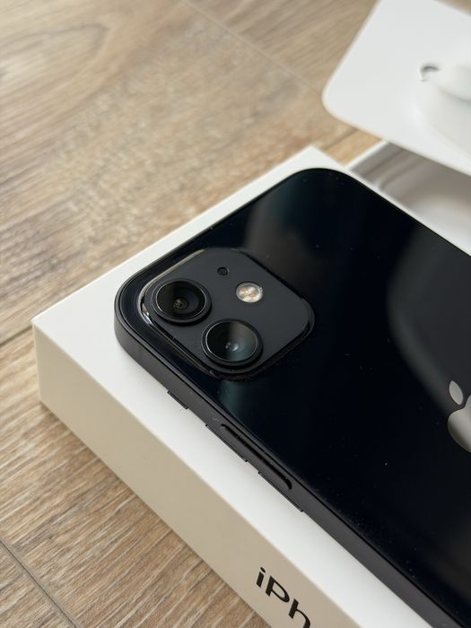 Iphone 12, (bat. 98%-83%), 64gb - negru, ca nou