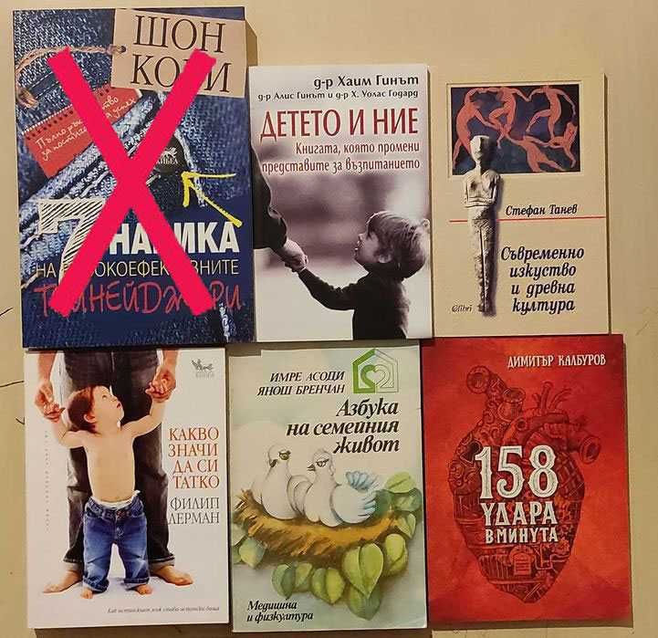 Книги за родителство, самопознание, личностно развитие, подсъзнание...