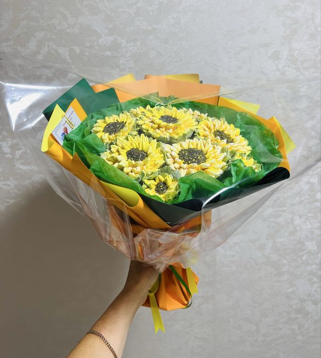 Съедобный букет из зефира