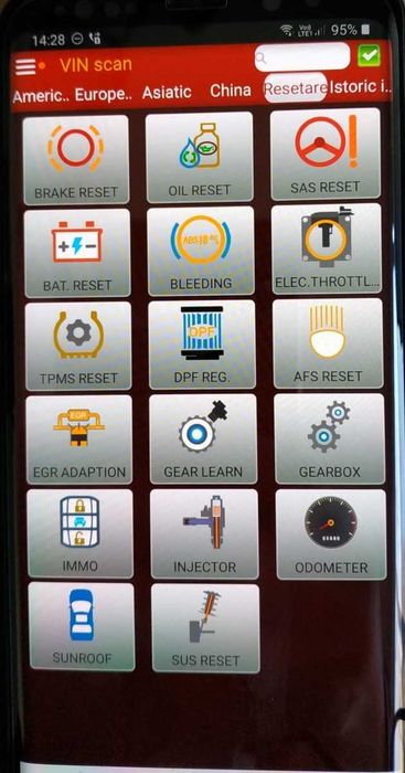 Interfata diagnoza auto Launch x431 full soft service auto multimarca turisme si autoutilitare update 2027 + cablu obd2 original protectie interfata