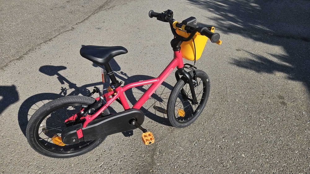Bicicleta copii 16” – Cadru aluminiu – Foarte usoara – Stare excelenta - Culoare roz