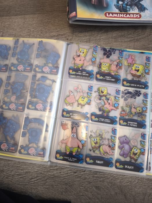Yu-Gi-Oh пирамида албум, Кечмания, Spongebob, Bayblade, Skylanders