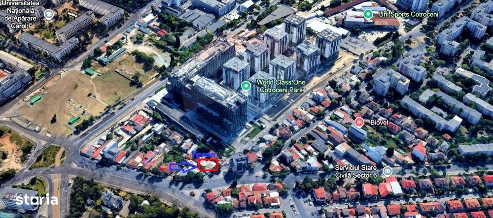 Teren de vanzare 247 mp  Drumul Sarii - Panduri |  Academia Militara