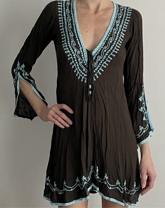 Tunica de plaja stil marocan