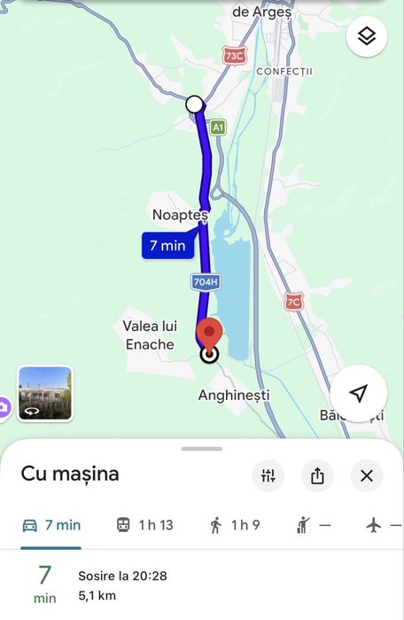 Teren de vânzare Valea lui Enache - comuna Băiculești, județul Argeș - ieșire A1 - Curtea de Argeș