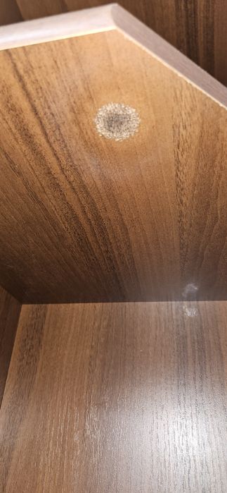 Шкаф угловой коричневый