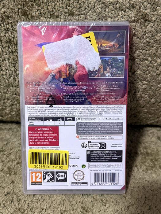 Final Fantasy X / X-2 nintendo switch