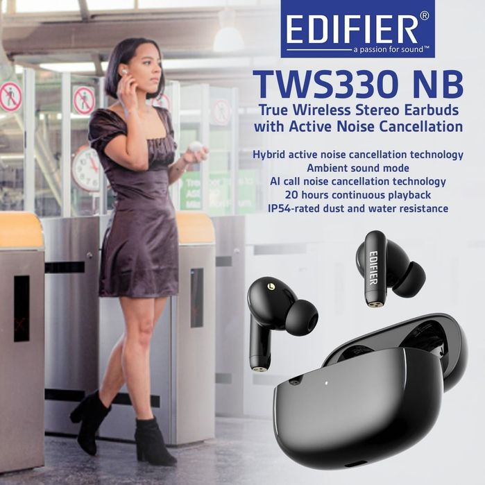 Edifier Twc330NB ANC СКИДКА Беспроводные Наушники/Гарнитура