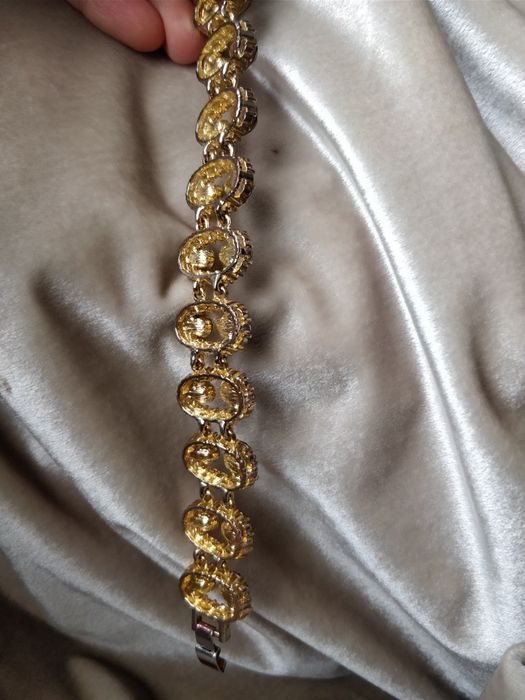 Браслет со стразами 18 см