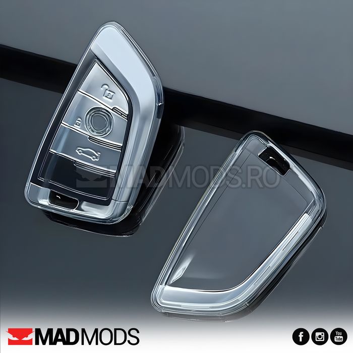 Husa transparenta slim protectie cheie BMW Seria 1 2 3 4 5 6 7 8 X i M