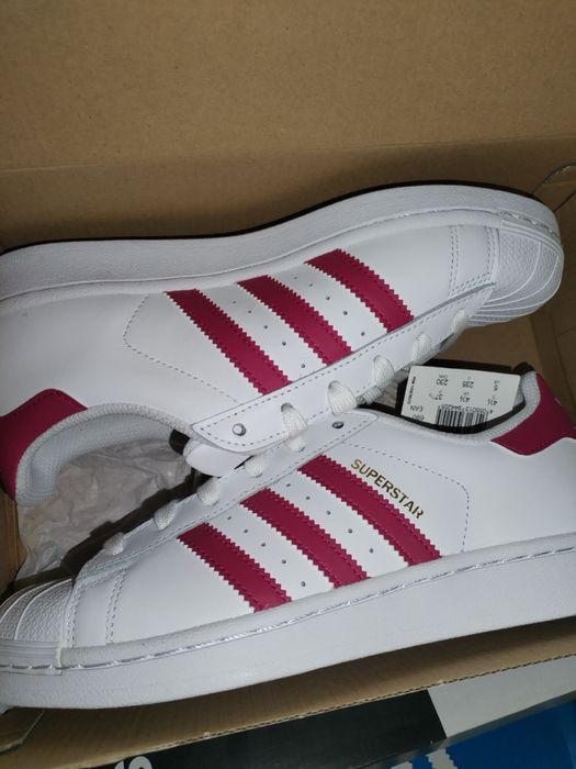 Adidas Superstar-ест. кожа-нови-номер 37 1/3