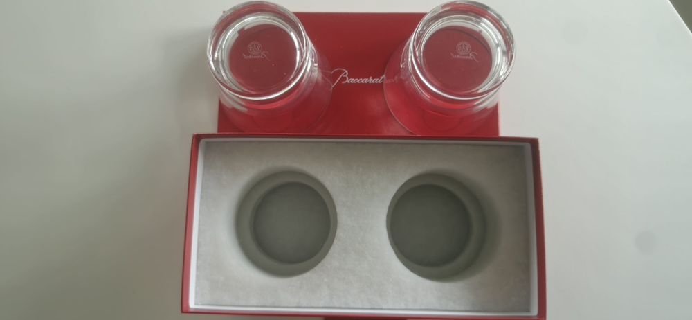 Baccarat Vega Original Set 2 Pahare Cristal Nefolosite Cu Cutie