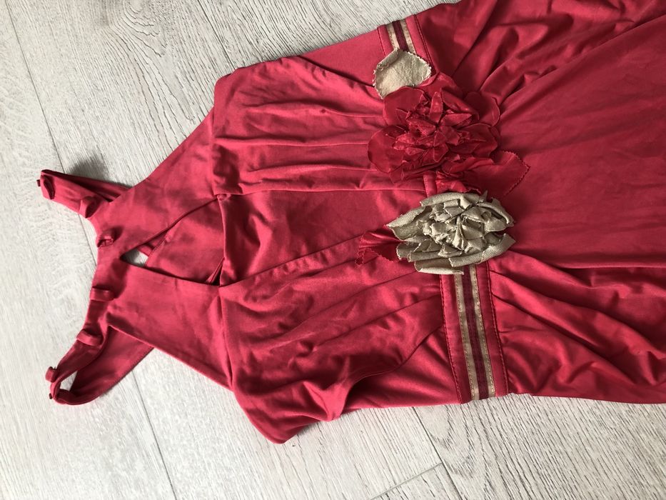 Вечерна/бална рокля цвят розово/сьомга, размер 36