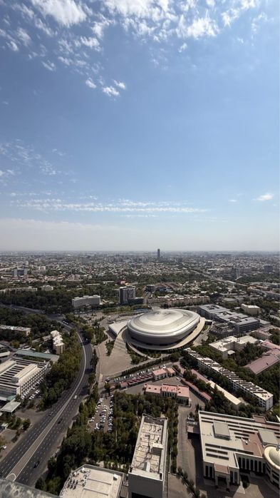 Продажа Дуплекс квартира Nest one 5/44-45/51 вид на Хумо арена VIP