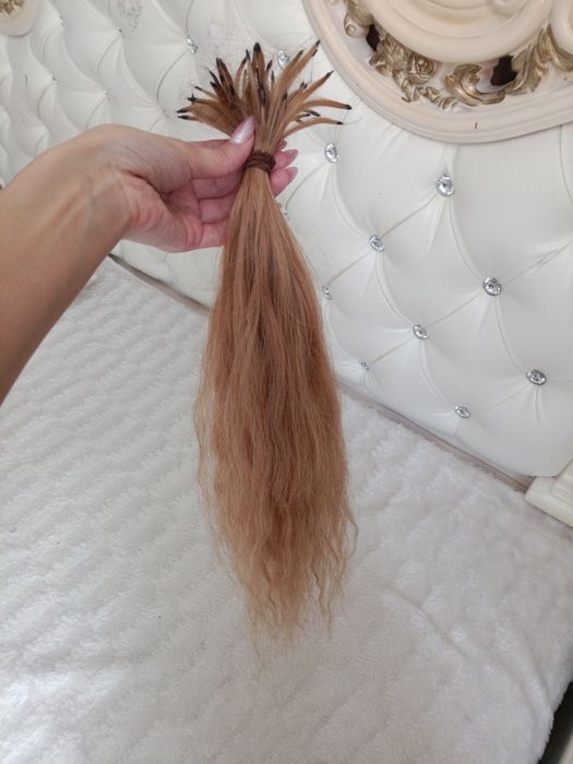 Волосы натуральные 60см.