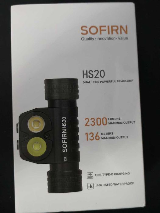 Lanterna frontala Sofirn HS20 6500K XHP50