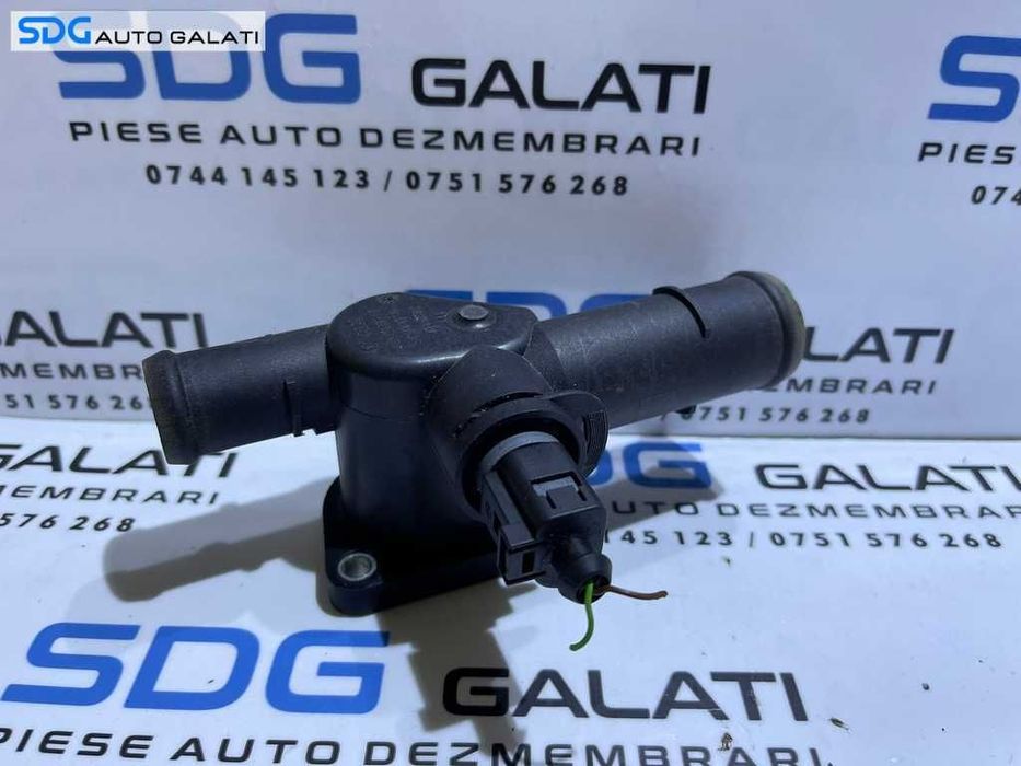 Corp Carcasa Suport Termostat Senzor Apa Skoda Octavia 2 1.6 BSE BSF 2004 - 2013 Cod 06A121133AL [D0734]