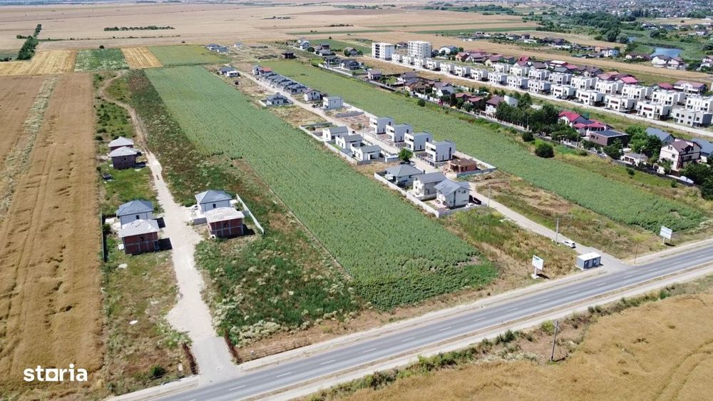 Teren Intravilan In Rate Com Berceni | utilitati: curent - gaz | #MG12