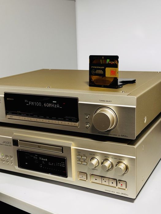 Minidisc SONY MDS-JA50ES,telecomandă , inregistrare si redare