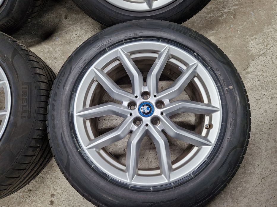 Set Roti BMW G05 G06 5x112 pe 19 Style 734 Anvelope Vara 265/50/19