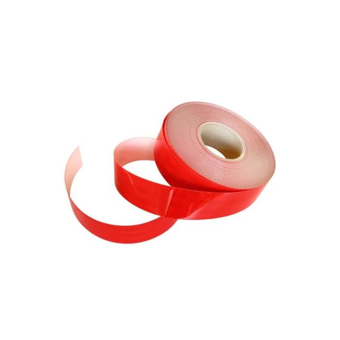 Banda reflectorizanta rosie tip fagure 5cmx25m ERK