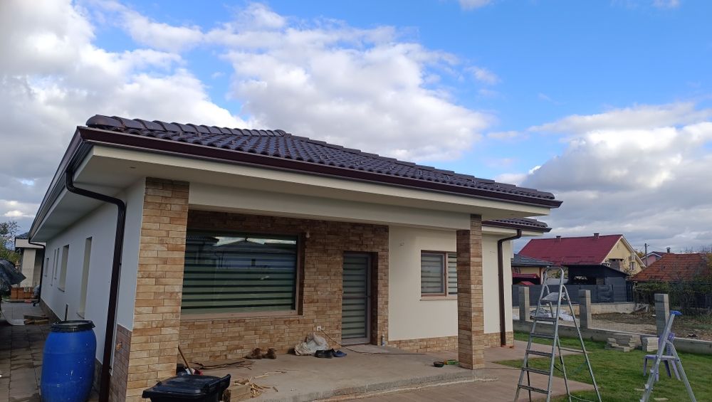 Confectionăm jgheaburi de aluminiu dintr-o bucata fara îmbinări