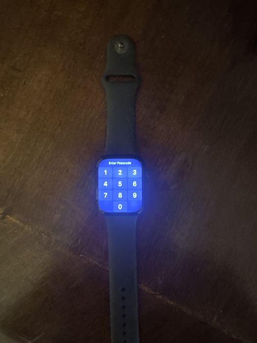Vand APPLE Watch Series 9, GPS, 45mm Midnight Aluminium Case, Midnight Sport Band - M/L