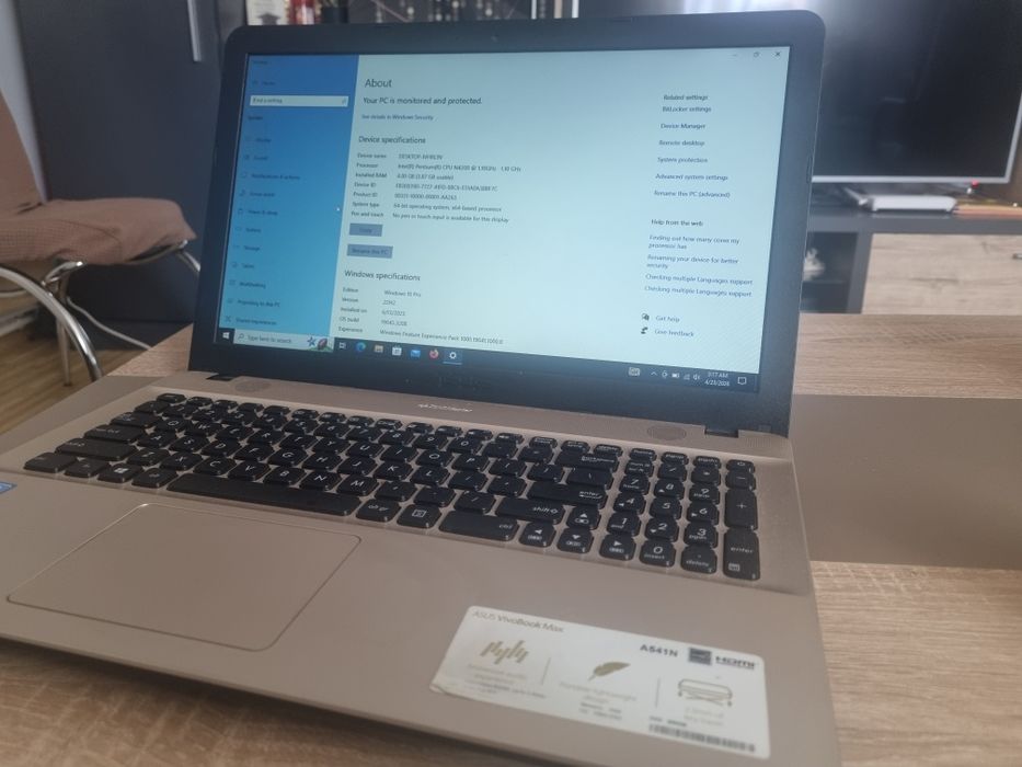 Laptop ASUS A541N 500GB