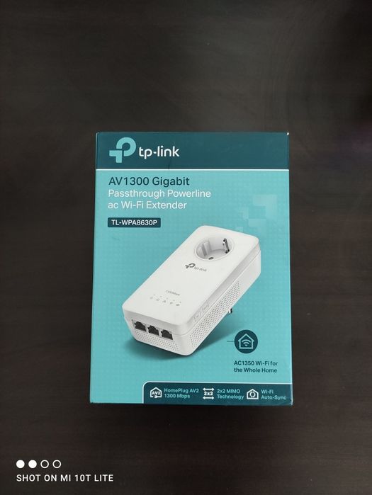 Adaptor Amplificator Powerline Wi fi extender Tp link av1300