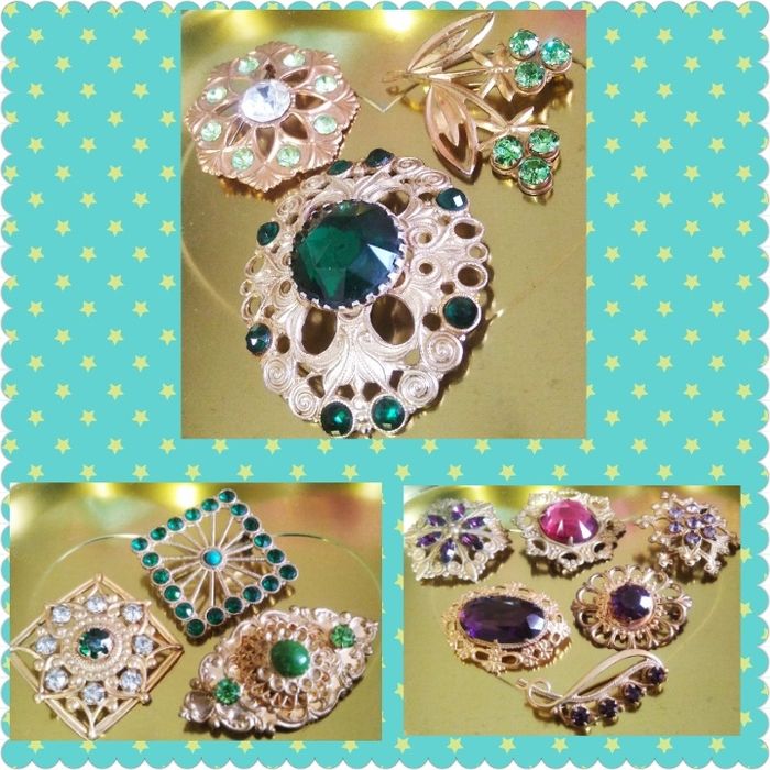 Советские винтажные броши