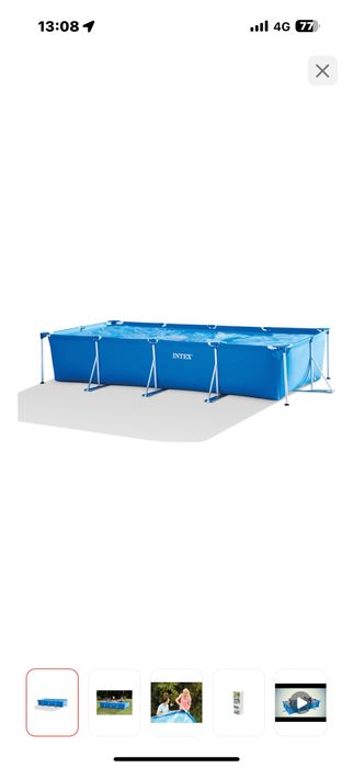 Бассейн каркасный Intex